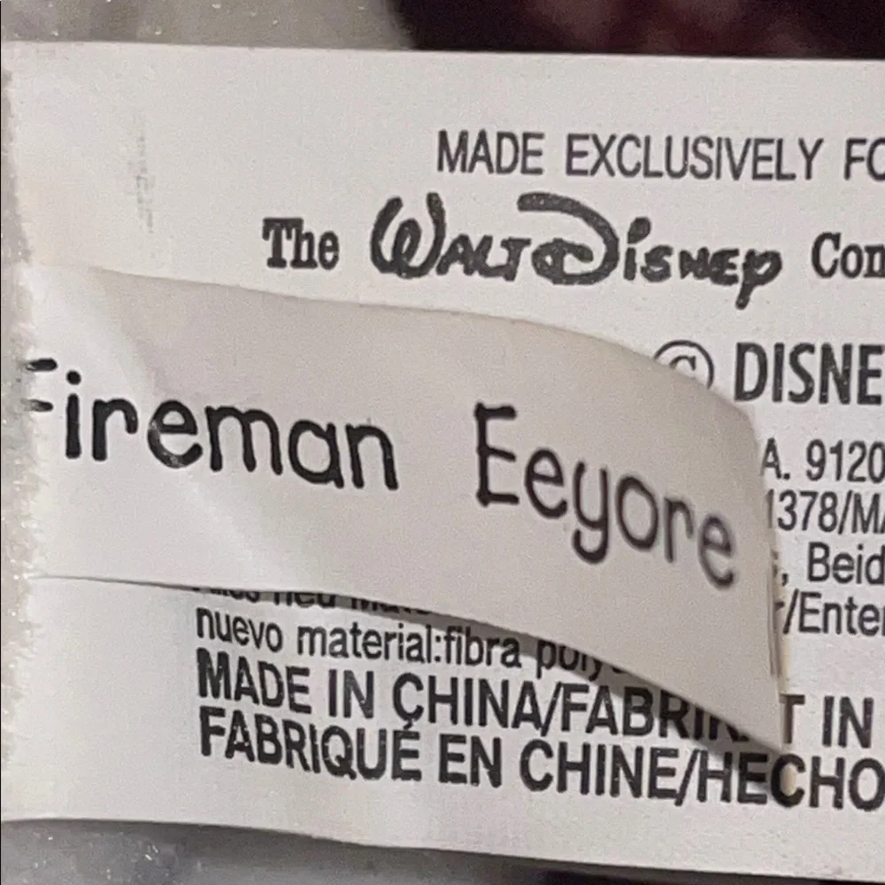 The Disney Store Mini Bean Bag Fireman Dalmatian Eeyore Halloween 9